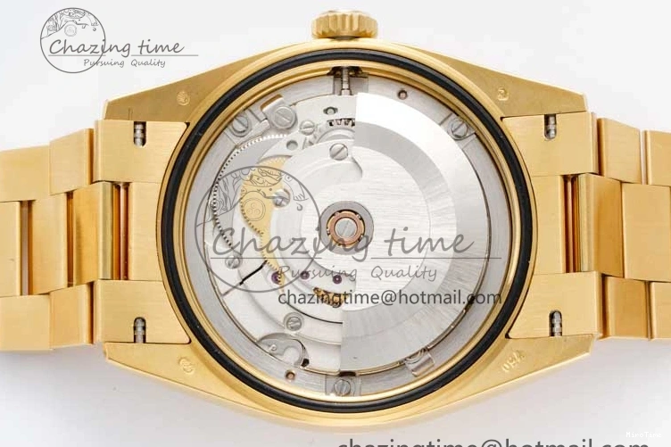 MiroTime 0321 NewStyle Day Date 36 YG RAF Best Edition Black No Marker on YG Bracelet A 2019